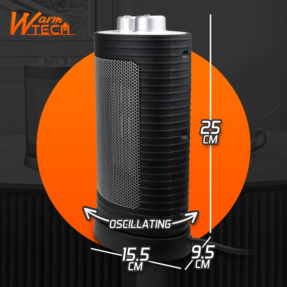 Elektrinis šildytuvas su ventiliatoriumi, 1500 W - 5