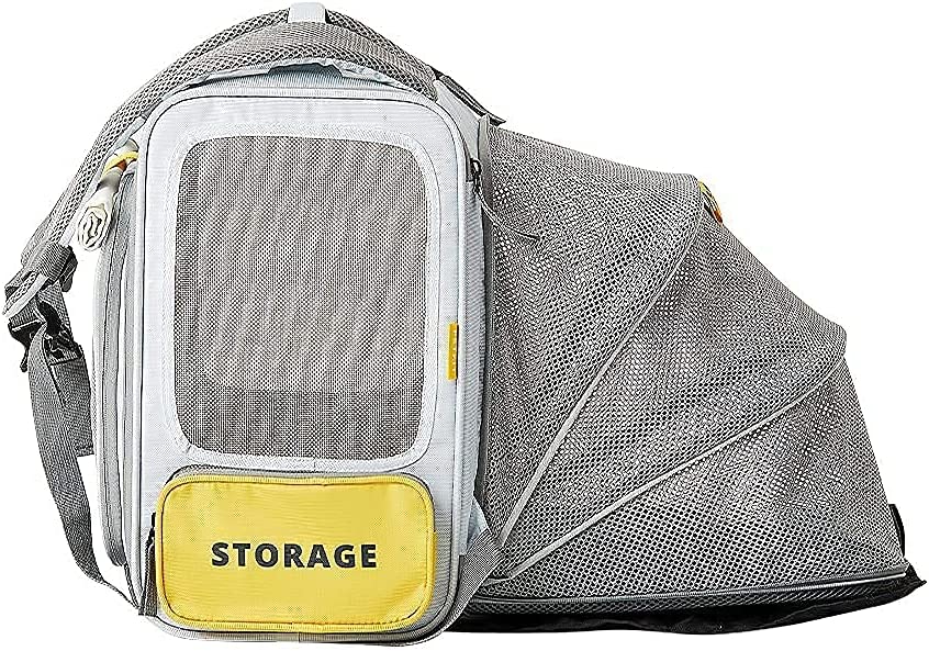 Transportavimo kuprinė PETKIT Pet Carrier BP3 X ZONE, pilka-1