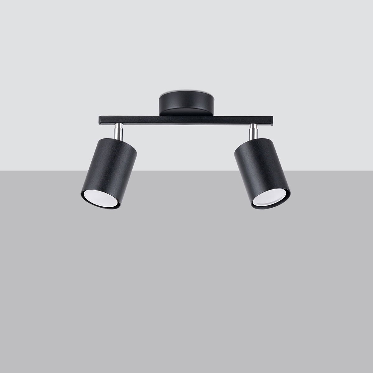 Taškinis šviestuvas  SOLLUX LEMMI 2 BLACK,  2xGU10  Led max 12W - 2