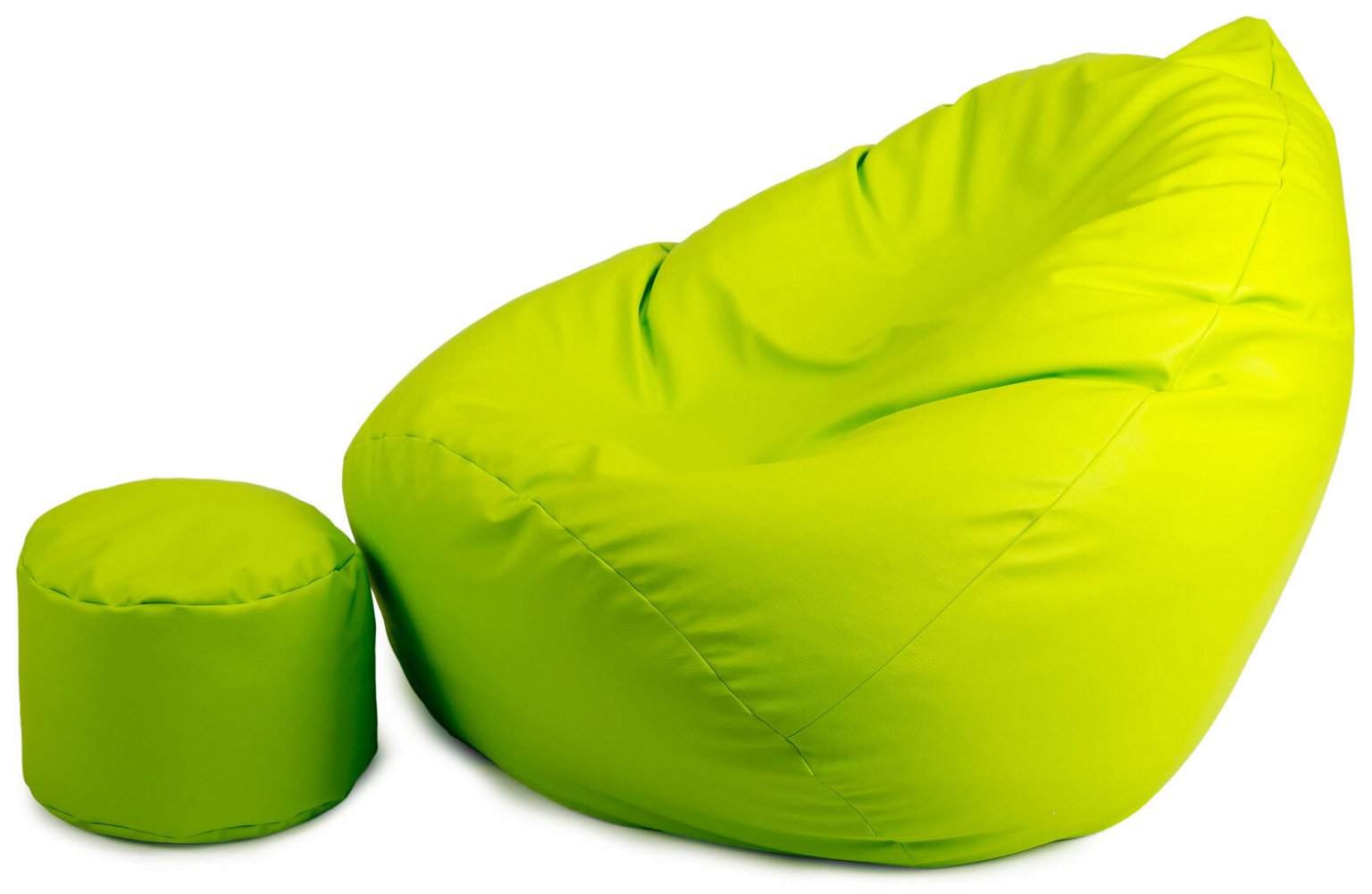Sėdmaišis su pufu Mega Comfort, žalias