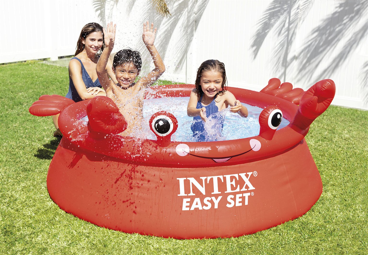 Baseinas vaikiškas Intex Happy Crab Happy Crab, raudonas, 183 x 41 cm, 878 l - 2