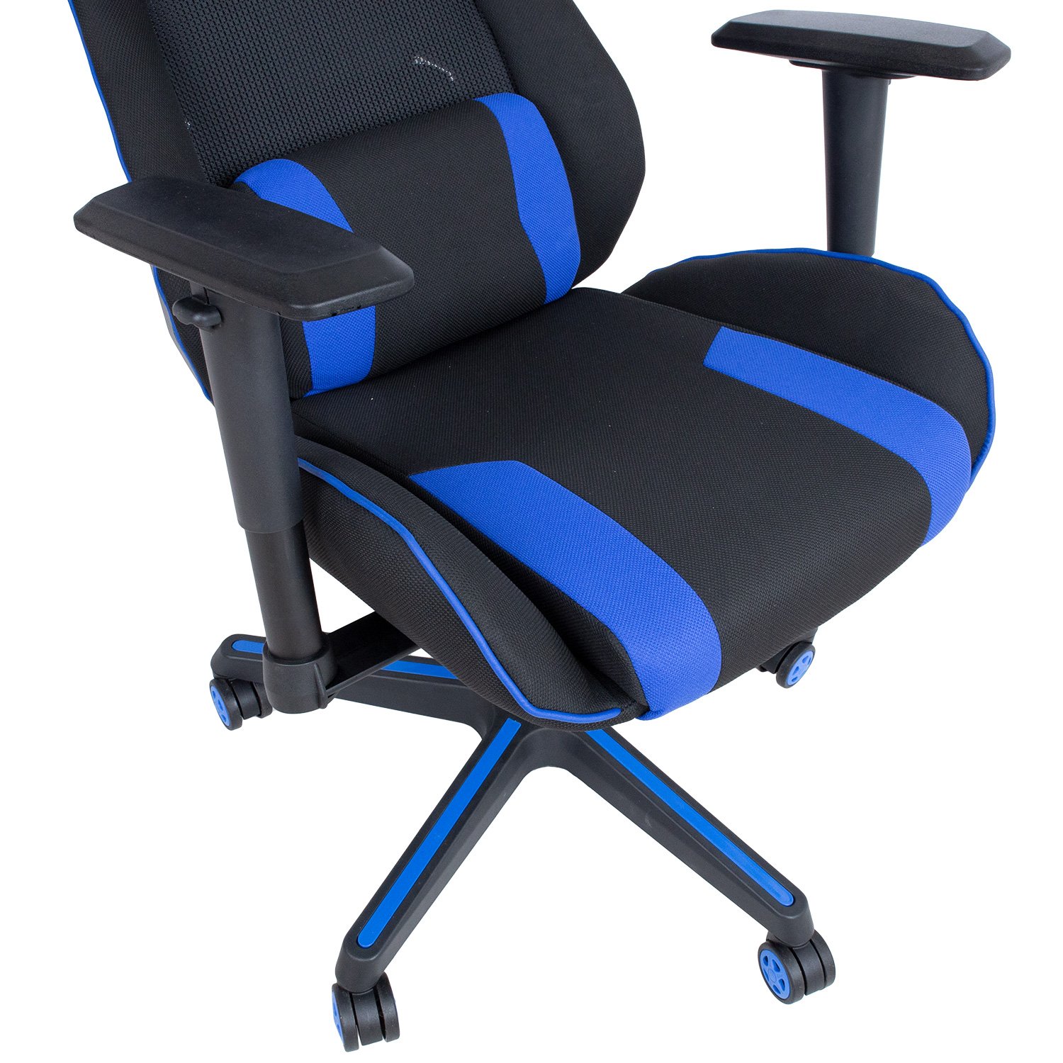 Žaidimų kėdė MASTER 2, juoda/mėlyna - 7