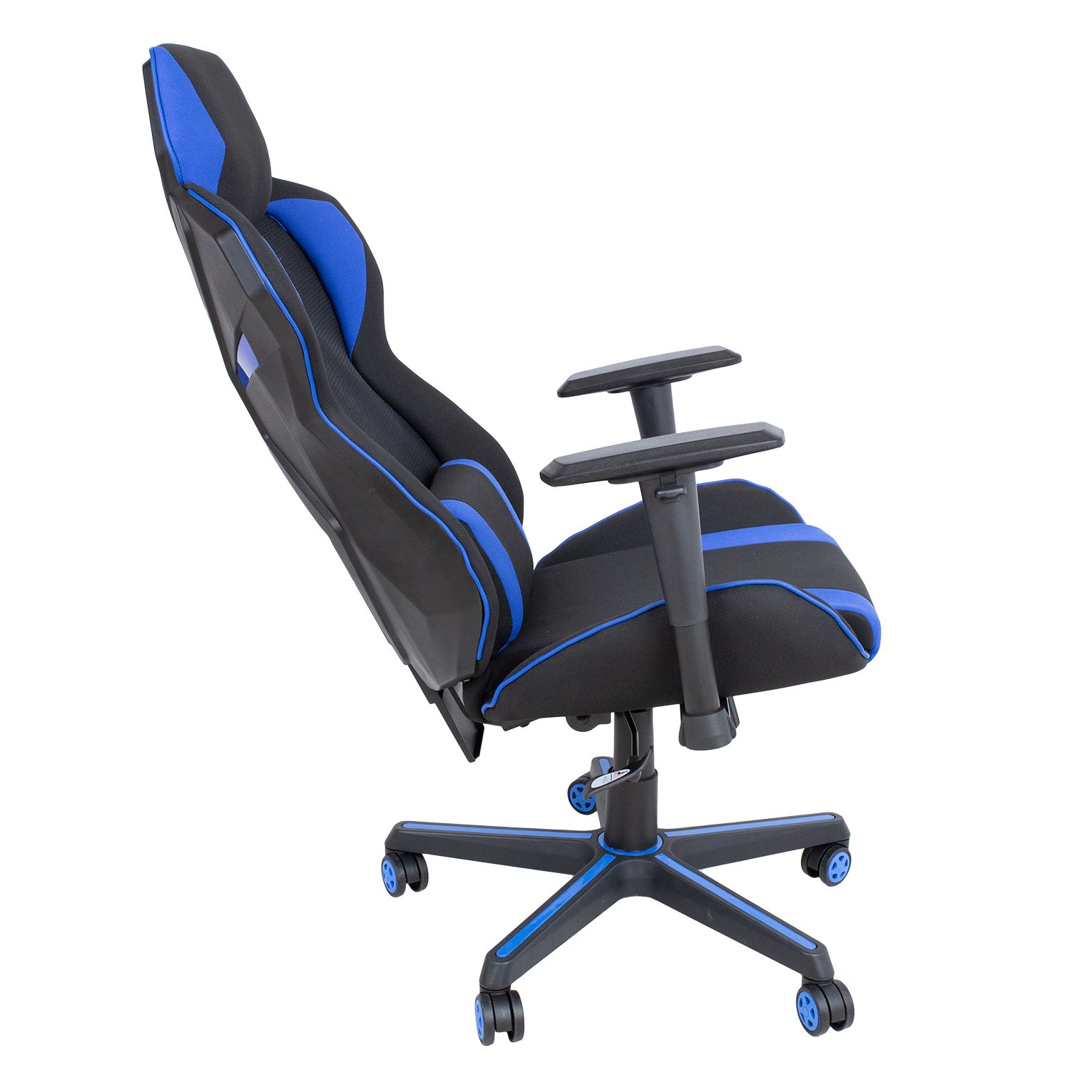 Žaidimų kėdė MASTER 2, juoda/mėlyna - 5