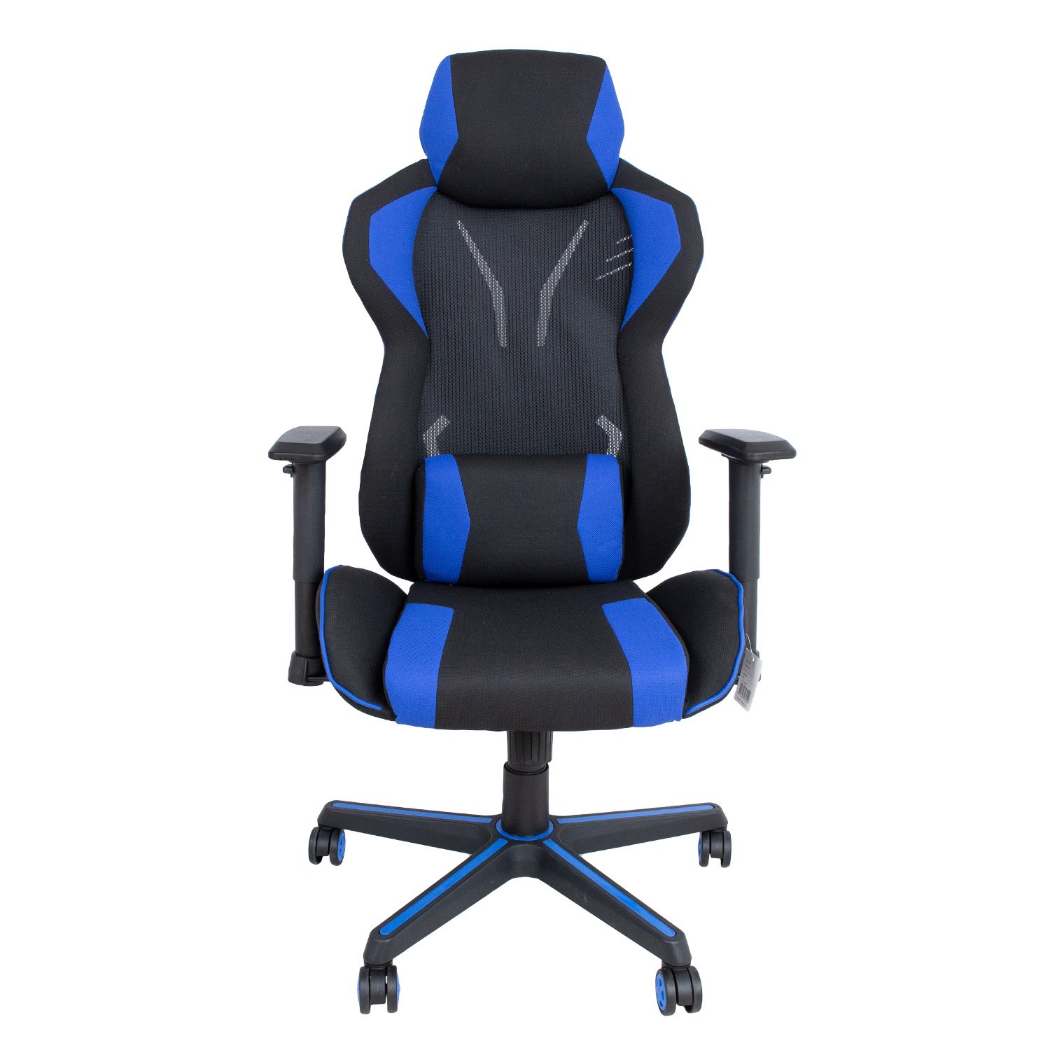 Žaidimų kėdė MASTER 2, juoda/mėlyna - 2