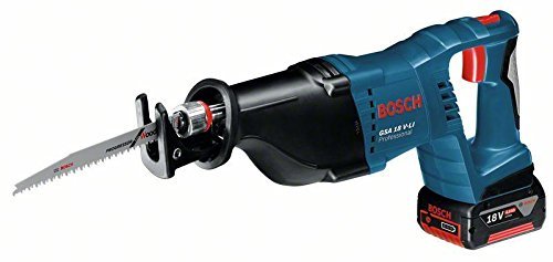 Akumuliatorinis tiesinis pjūklas BOSCH PRO GSA 18 V-LI (L-BOXX, 2x Li-ion 5.0 Ah)-1