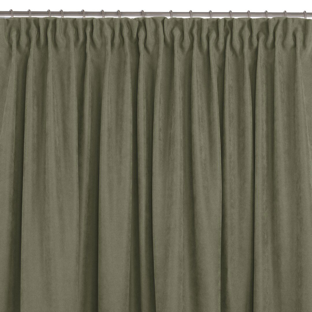 Naktinė užuolaida MILANA OLIVE PLEAT, 220x175 cm - 1