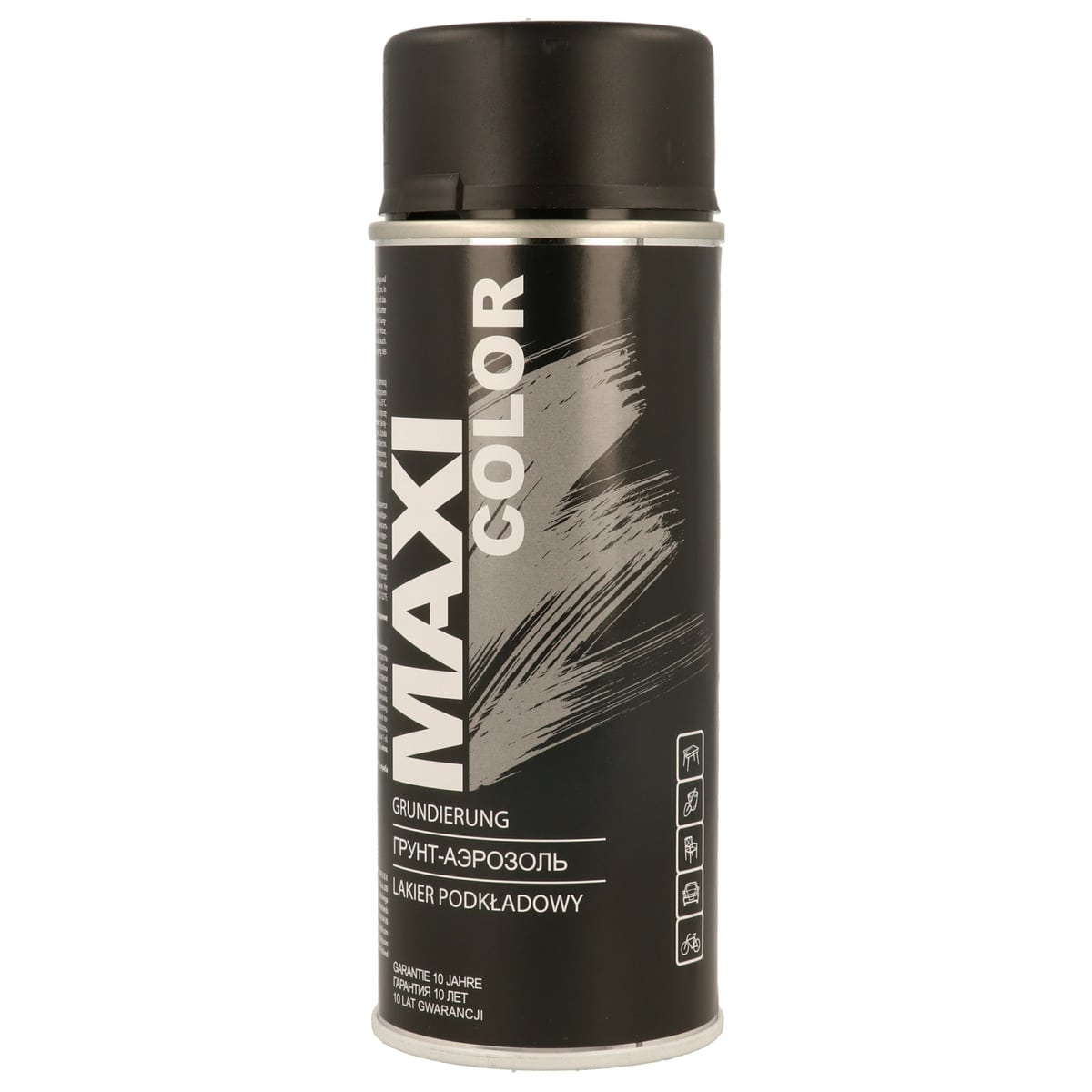 Purškiamas gruntas MAXI COLOR, juodos sp., 400 ml-0