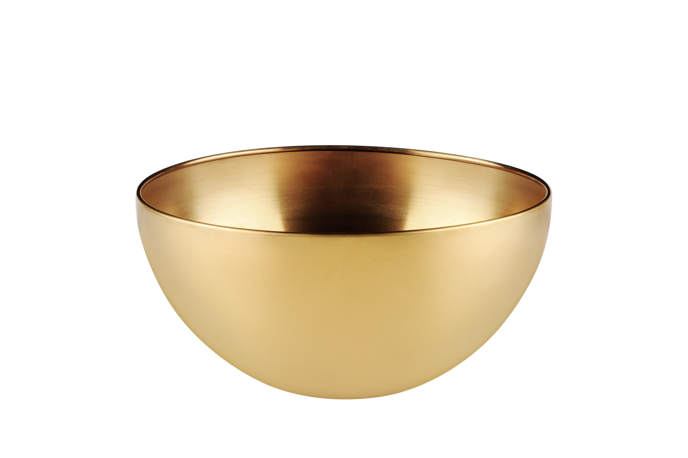 Nerūdijančio plieno dubuo MAKU GOLD, auksinės sp., 19 cm-0