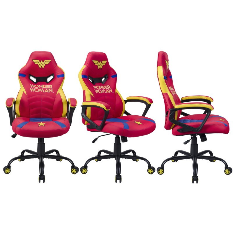 Žaidimų kėdė Subsonic Junior Wonder Woman, rožinė - 3