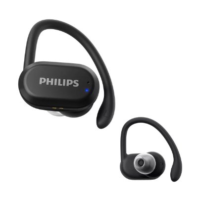 Belaidės ausinės į ausis , Philips TAA7306, juoda - 2