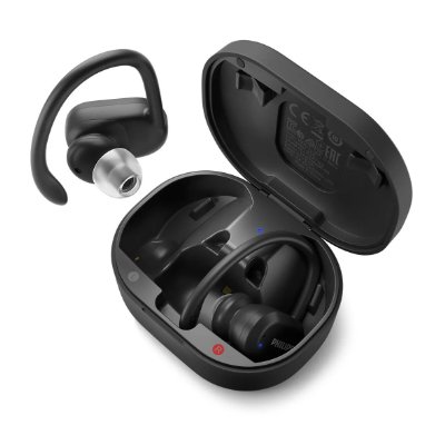 Belaidės ausinės į ausis , Philips TAA7306, juoda - 1