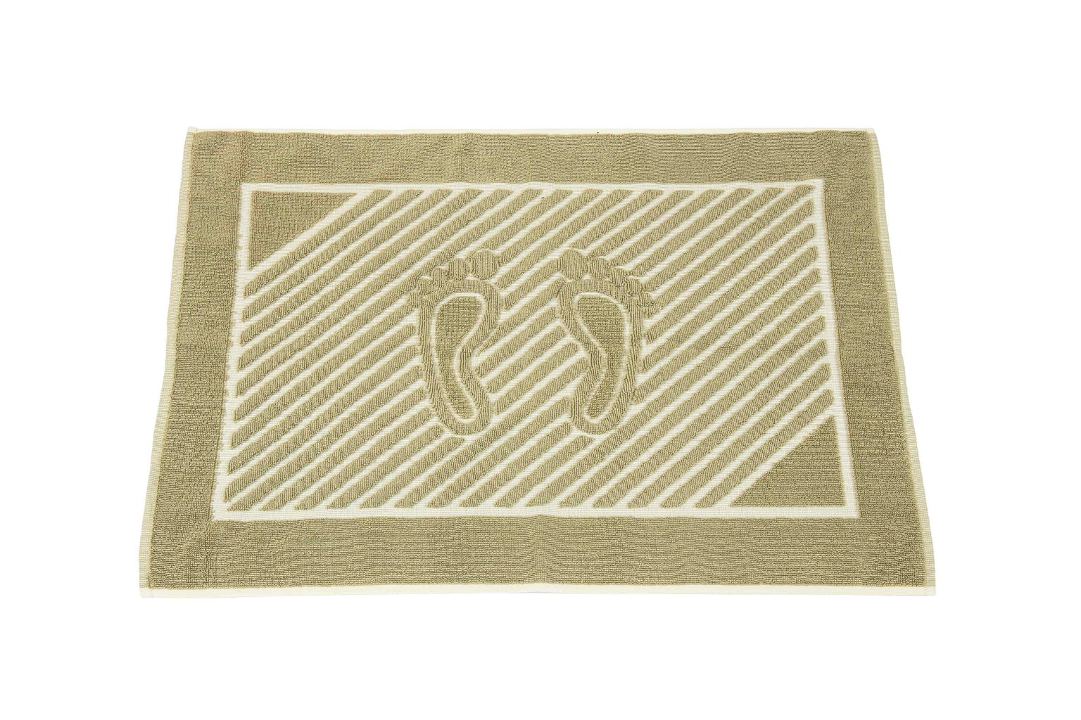 Frotinis vonios kilimėlis T0174, 50 x70 cm, šviesiai khaki sp, 60% bambukas, 40% medvilnė