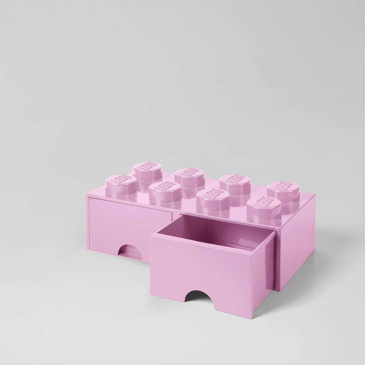 Daiktadėžė LEGO BRICK, rožinės sp., 50 x 25 x 18 cm., 940 ml