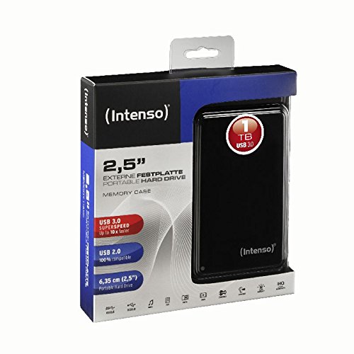 Kietasis diskas Intenso Memory Case, HDD, 1 TB, juoda - 5