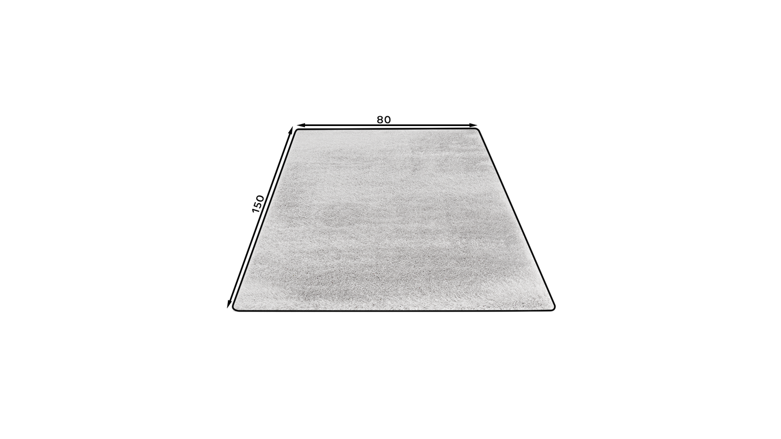 Kilimas Blodwen Grey, 80x150 cm - 7