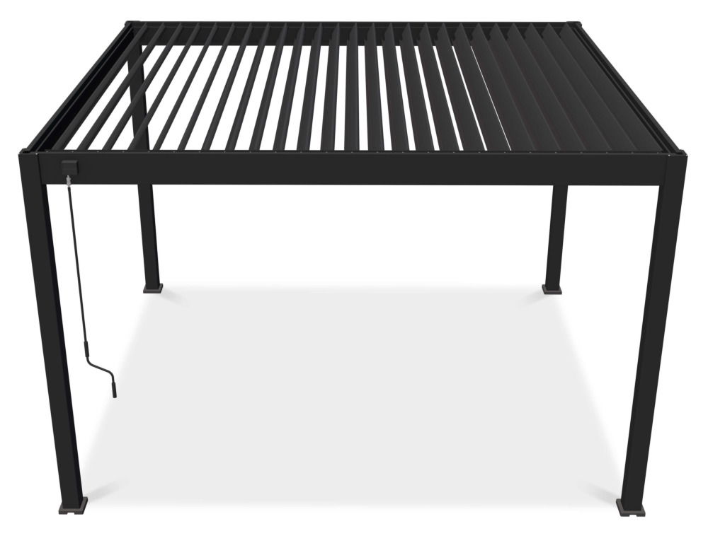 Pavėsinė Pergola DELUXE 370x400 cm, Anthracite - 3