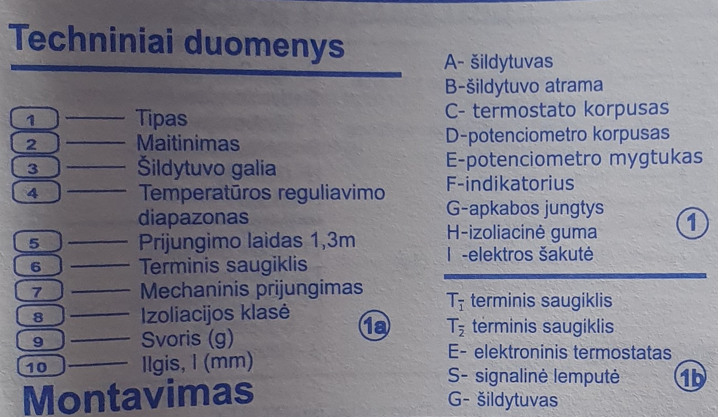Kaitinimo elementas GT600, 600 W - 4