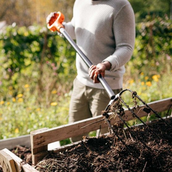 Šakės FISKARS SOLID, 127 cm, kompostui - 5