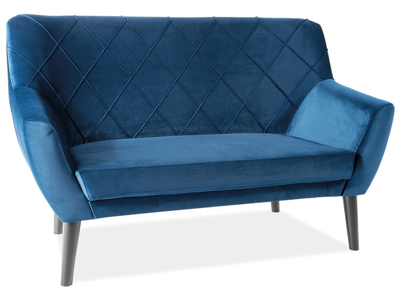 Sofa Signal KIER 2 VELVET, tamsiai mėlyna