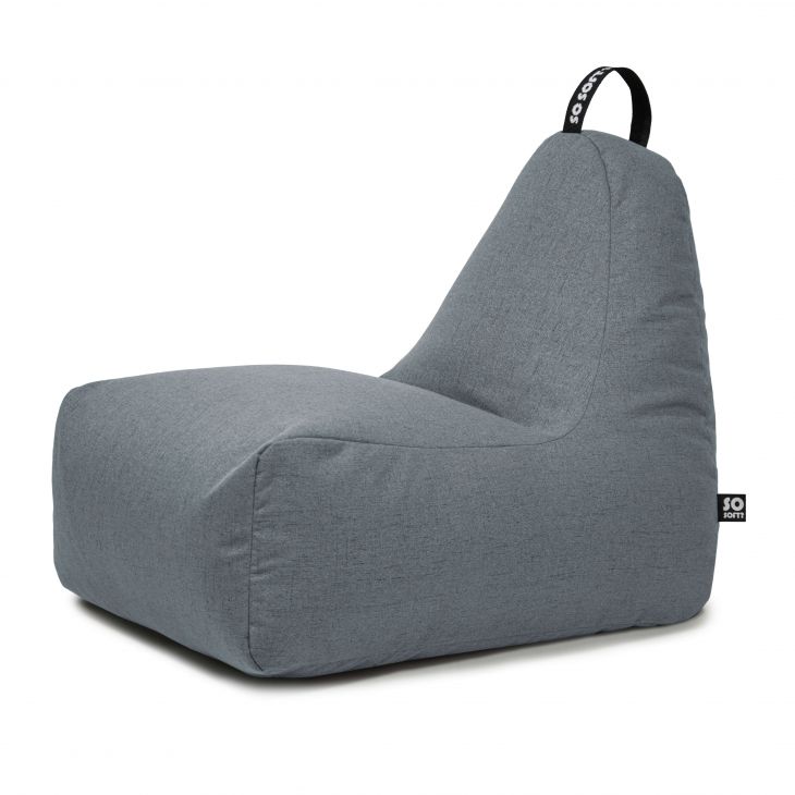 Sėdmaišis SO SOFT Chill  Scandi Grey, XL dydis, 105 x 70 x 75 cm-0