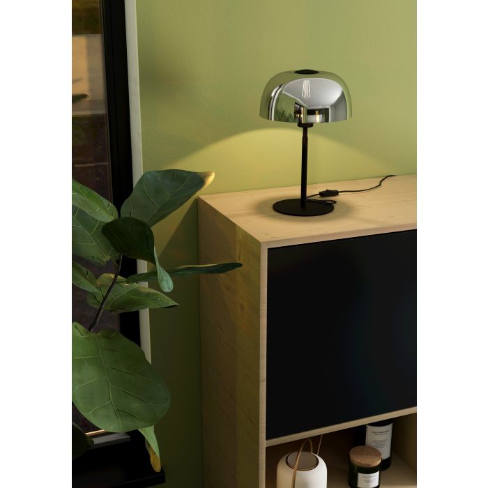 Stalinis šviestuvas EGLO SOLO, 1 x E27, max 40 W, juodos sp., Ø 30cm, h32,5cm-1