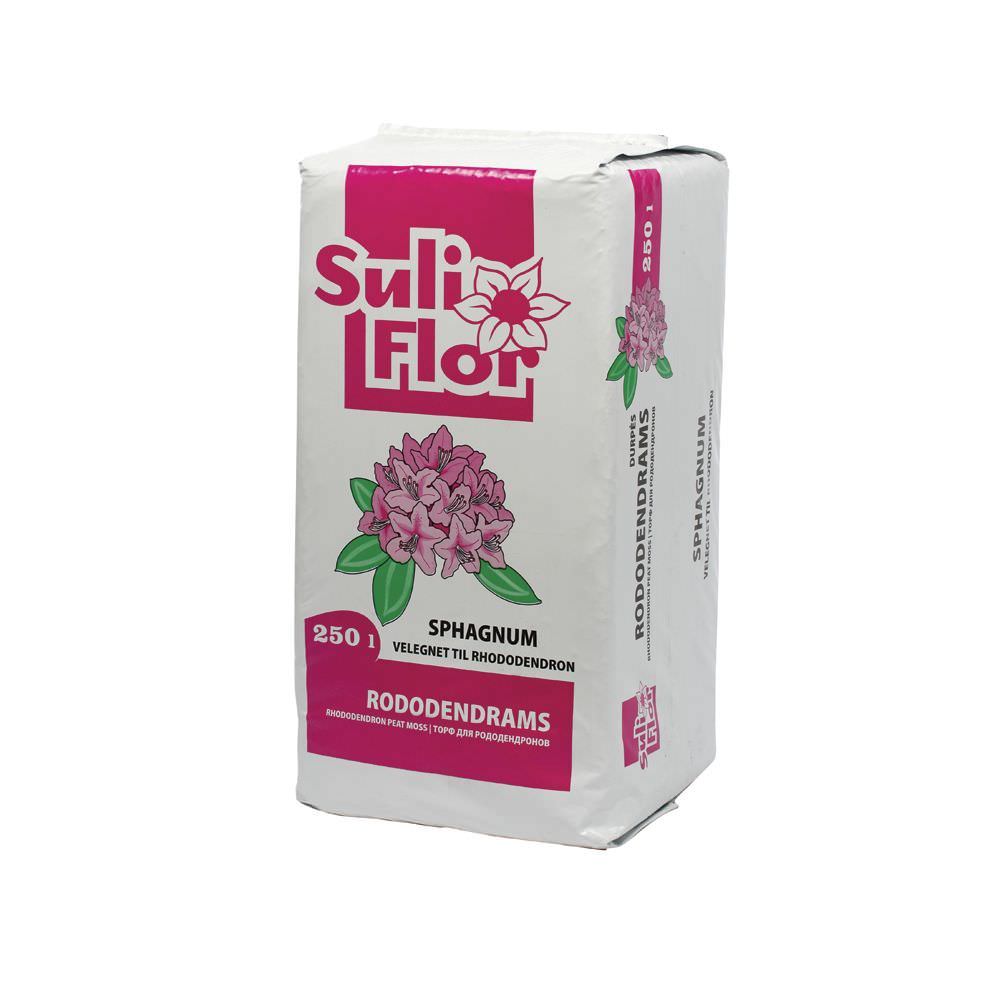 Rododendrų durpių mišinys SULIFLOR, 250 l-0