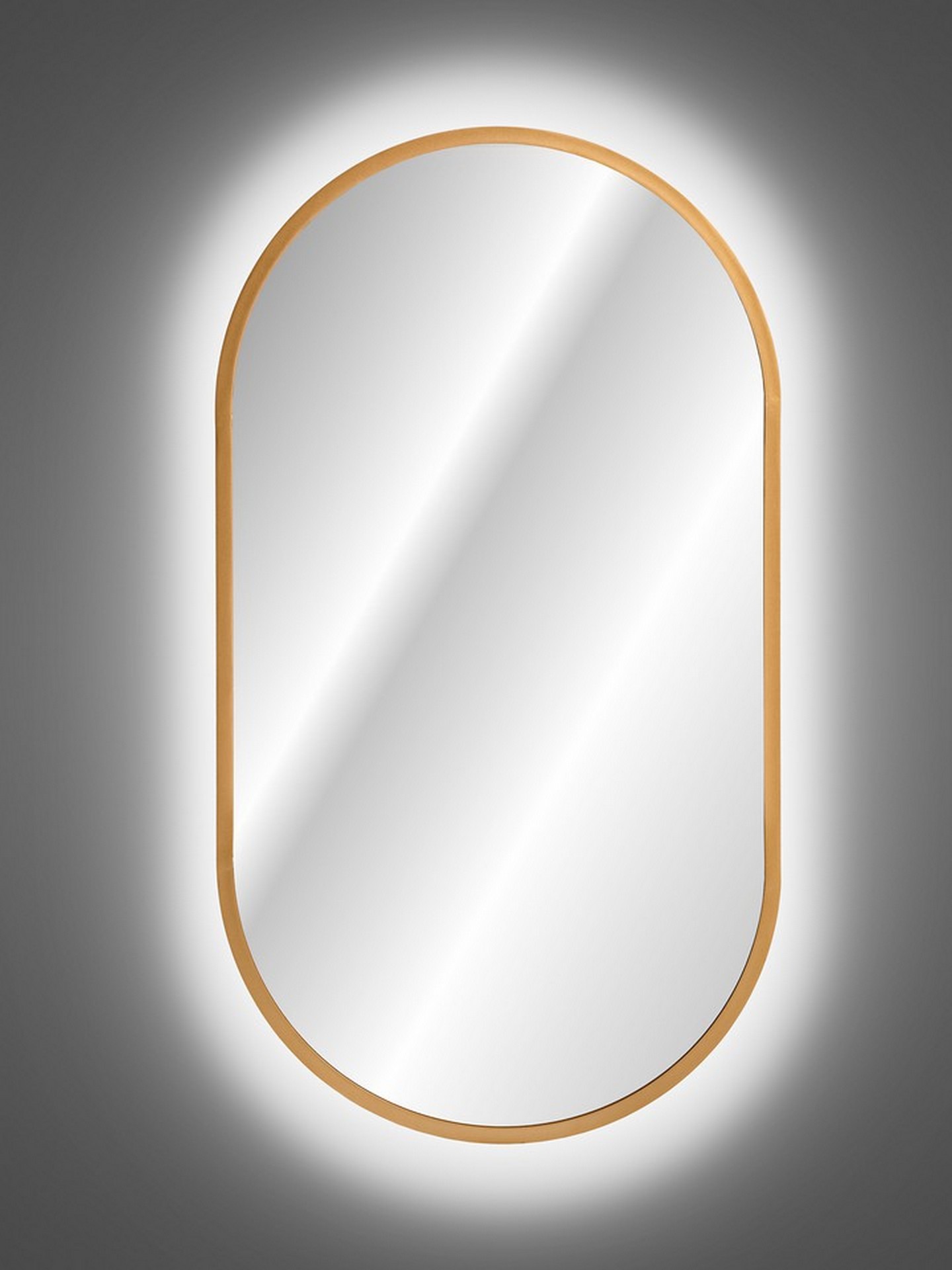 Vonios veidrodis su LED apšvietimu COMAD LUSTRO APOLLO, 90 x 50 cm-1