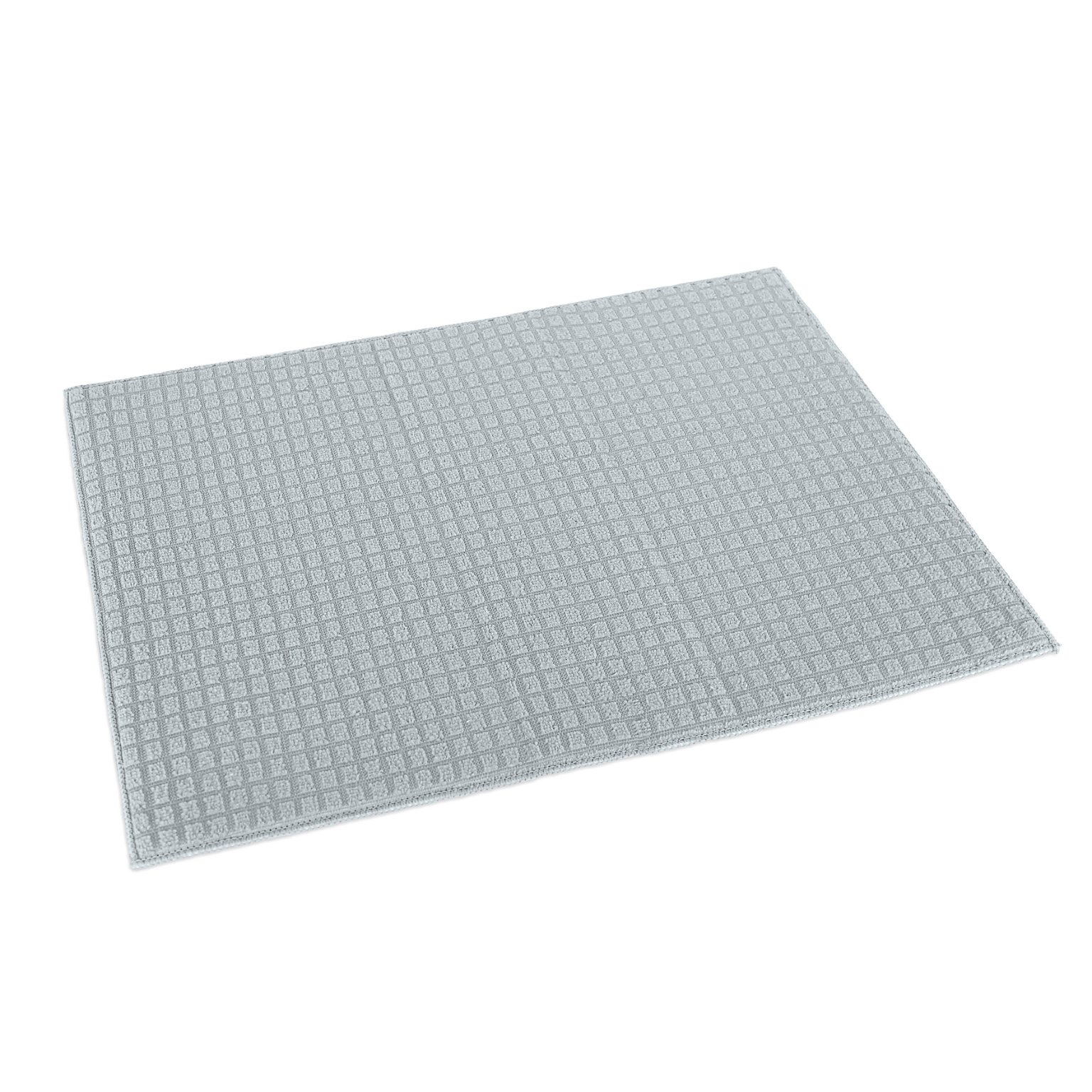 Indų kilimėlis 38x50 cm, 100% poliesteris, 95 g/vnt., vienspalvis, sp. pilkos sp. 56