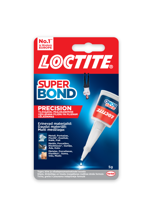 Universalūs klijai LOCTITE SUPER Bond Precision, 5 g-0