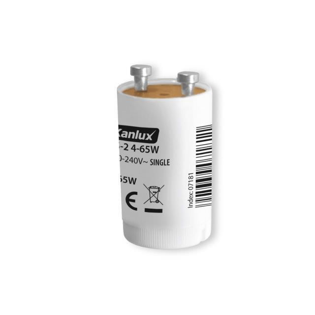 Starteris KANLUX, 65W, GU10, baltos sp., BS-2
