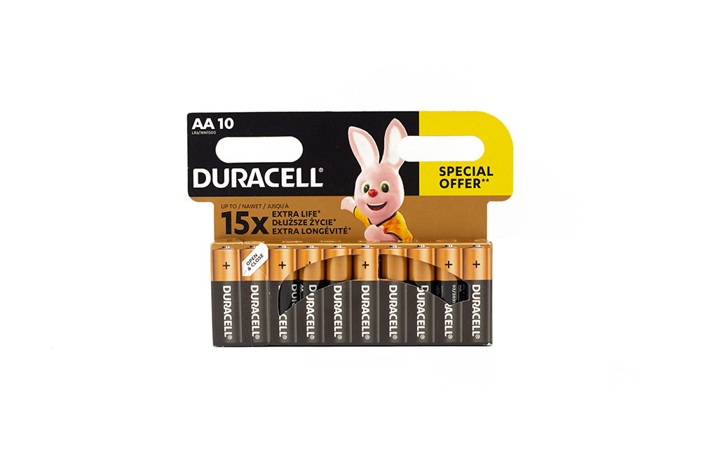 Elementai DURACELL AAA, 10 vnt. - 1