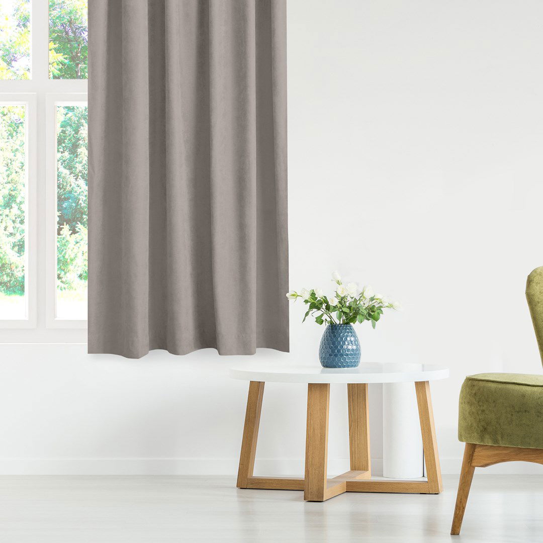 Naktinė užuolaida MILANA CAPPUCCINO PLEAT, 220x225 cm - 3
