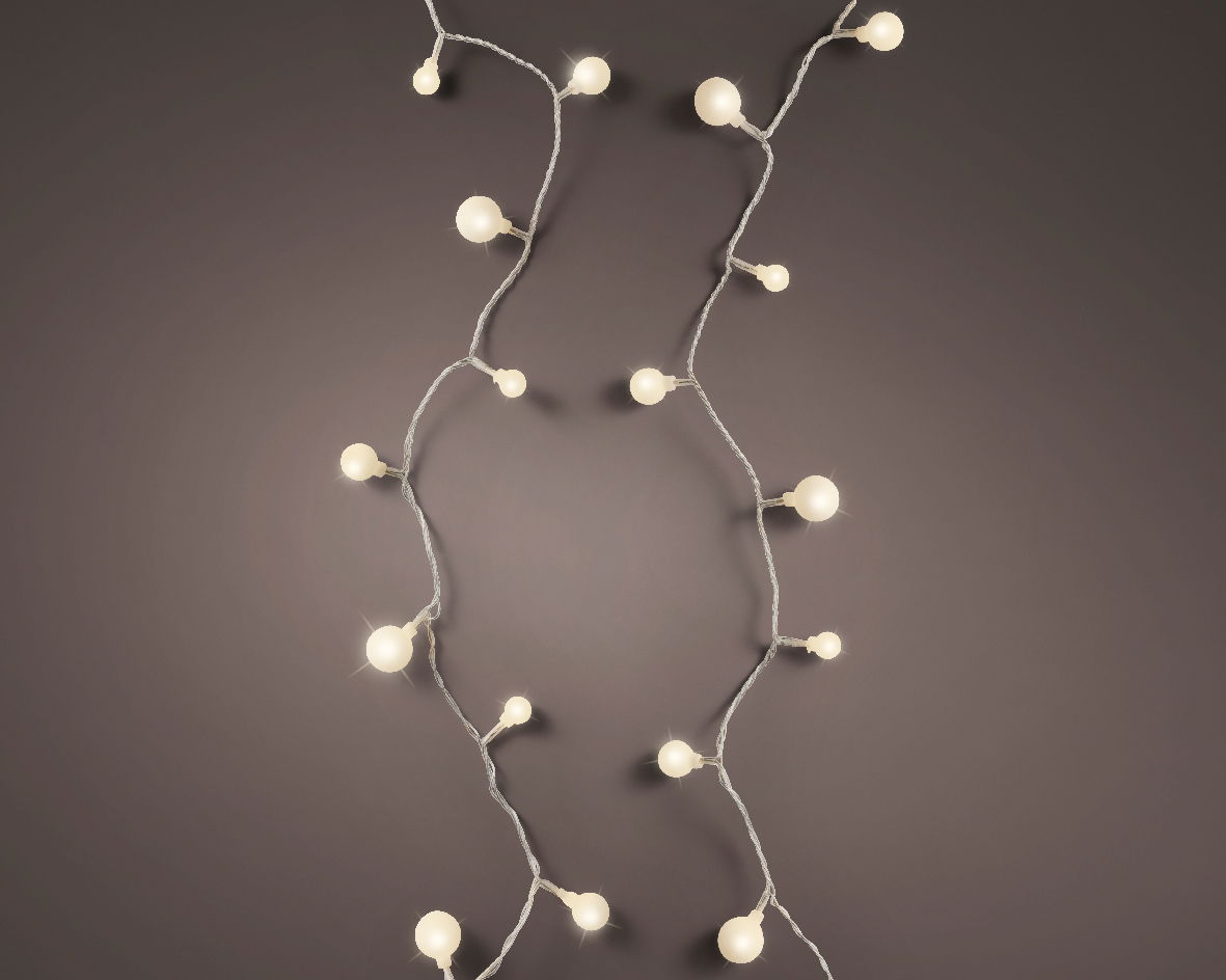 Elektrinė girlianda CHERRY, 120 LED, IP44, šiltai balta-1