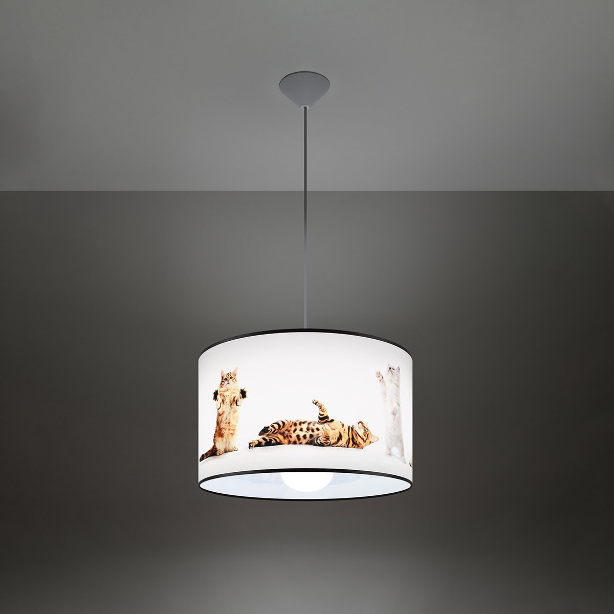 Pakabinamas šviestuvas SOLLUX KITTY 40, 1xE27, max 15 W LED, daugiaspalvis - 4