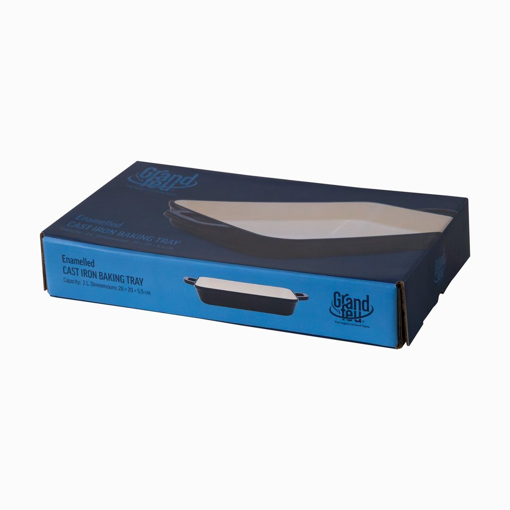 Ketaus kepimo indas GRAND FEU, emaliuotas, t.mėlynos sp., 2 L - 3