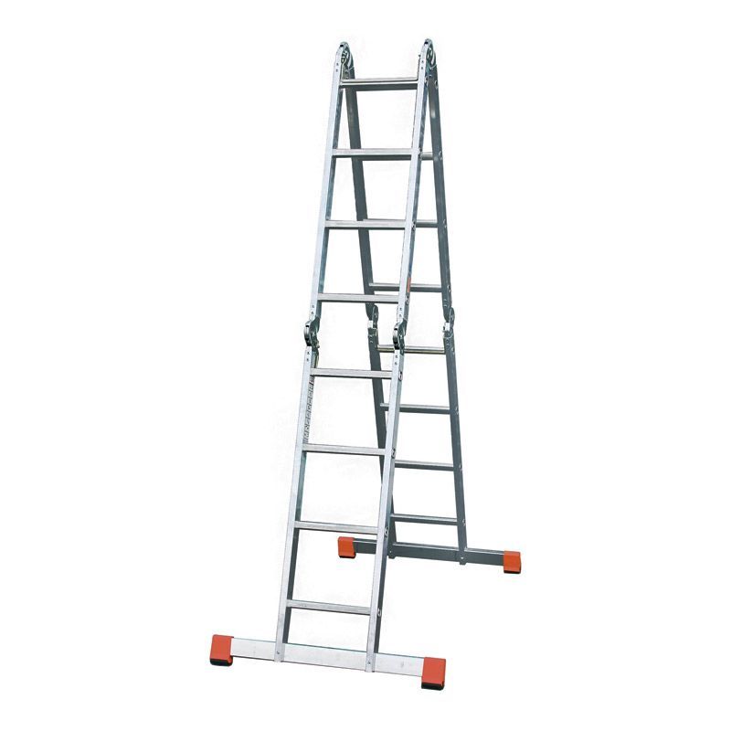 Kopėčios KRAUSE Multimatic, universalios lankstinės 4x4, darbinis aukštis - 550 cm-0