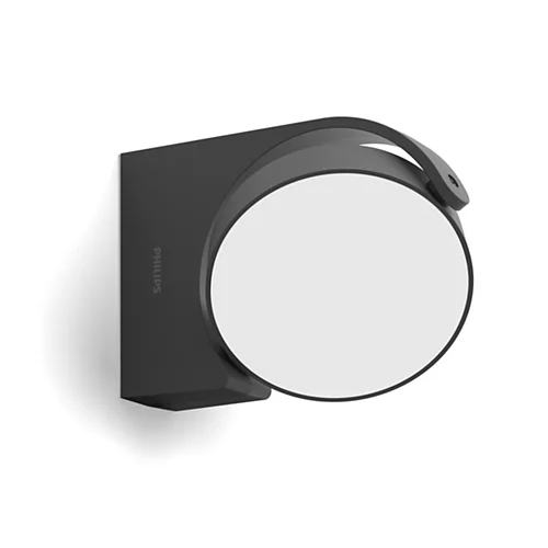 Sieninis LED lauko šviestuvas PHILIPS Mimosa, IP44, 7W, 4000K, 680lm, antracito sp., 11,7x12x17,1 cm-1