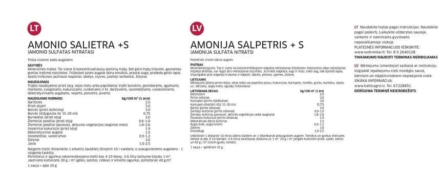 Amonio salietra, 15 kg - 2