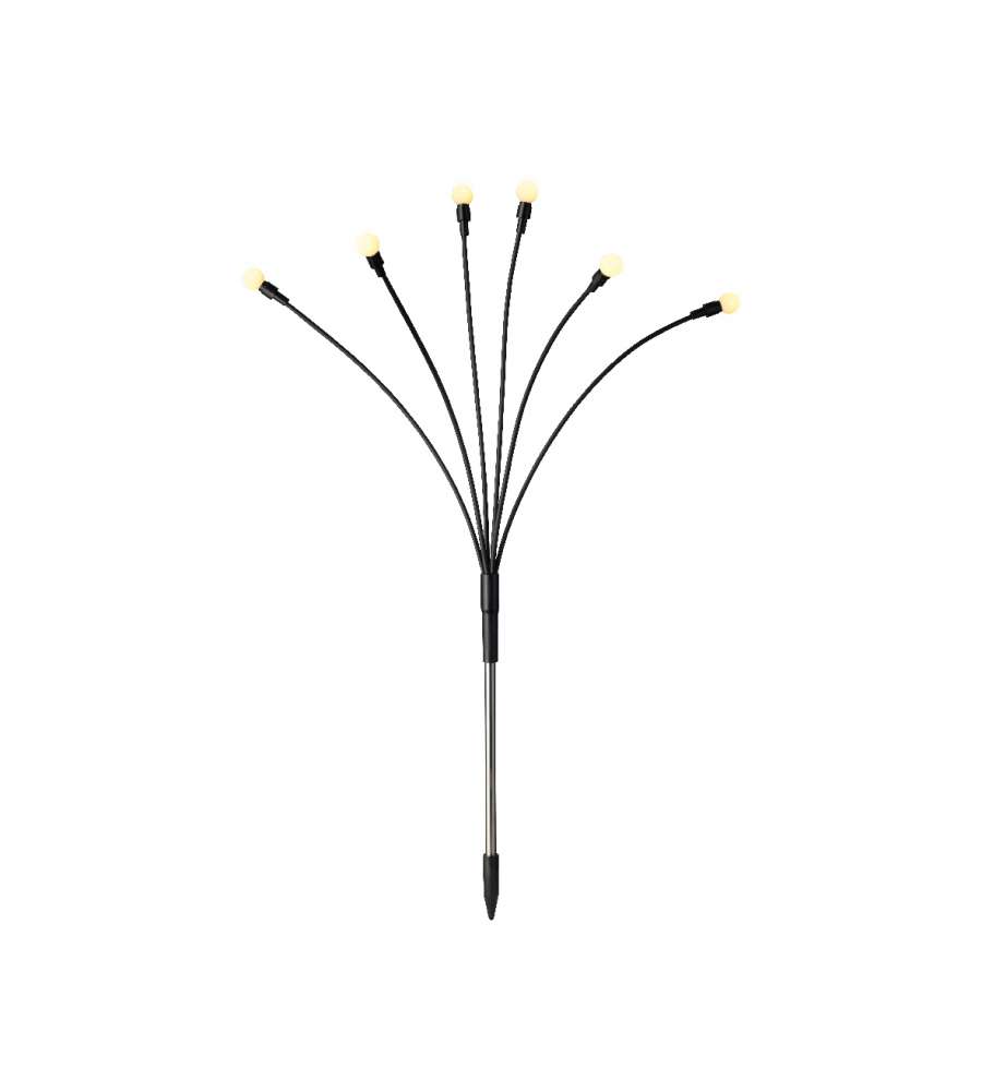 Dekoratyvinis LED šviestuvas STAKE LIGHT 6LED IP44 šiltai balta elem. 3xAA(neįeina) 50cm-0