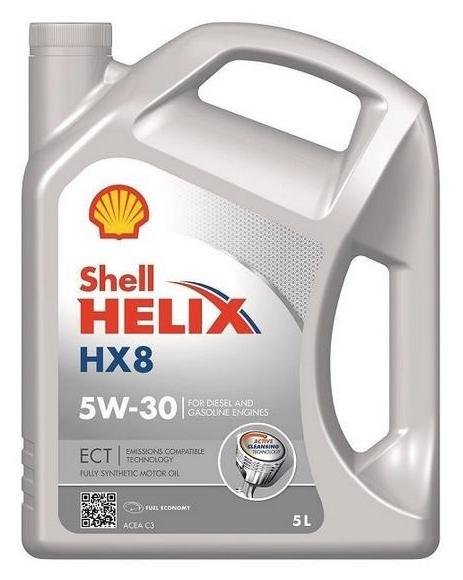 Automobilinė variklio alyva SHELL HELIX HX8 ECT C3 5W-30, 5L