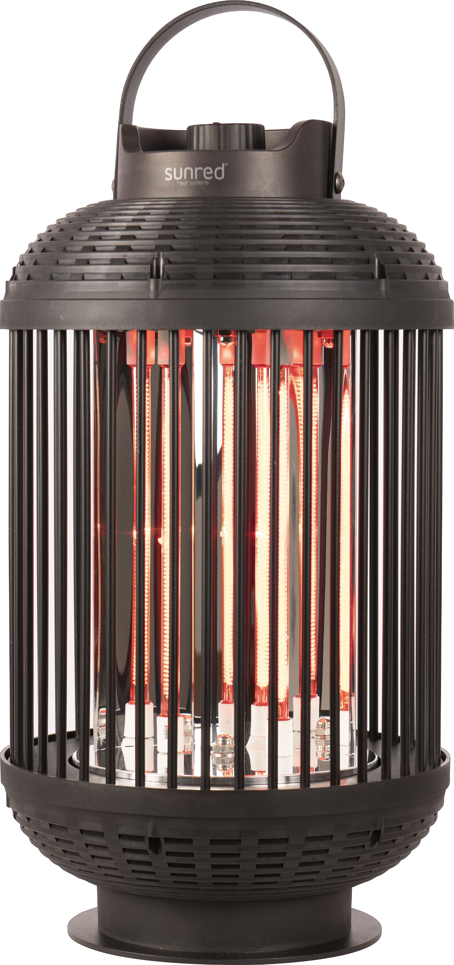 Infraraudonųjų spindulių šildytuvas SUNRED Heater D-INDO-12T, 1200 W, juodas