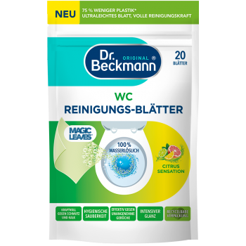 WC valymo lapeliai DR. BECKMANN Citrus Sensation, 20 vnt.-0