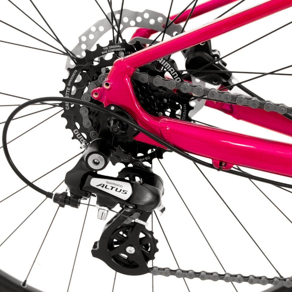 Kalnų dviratis Rock Machine Catherine 40-27, 27.5 ", rožinė - 3