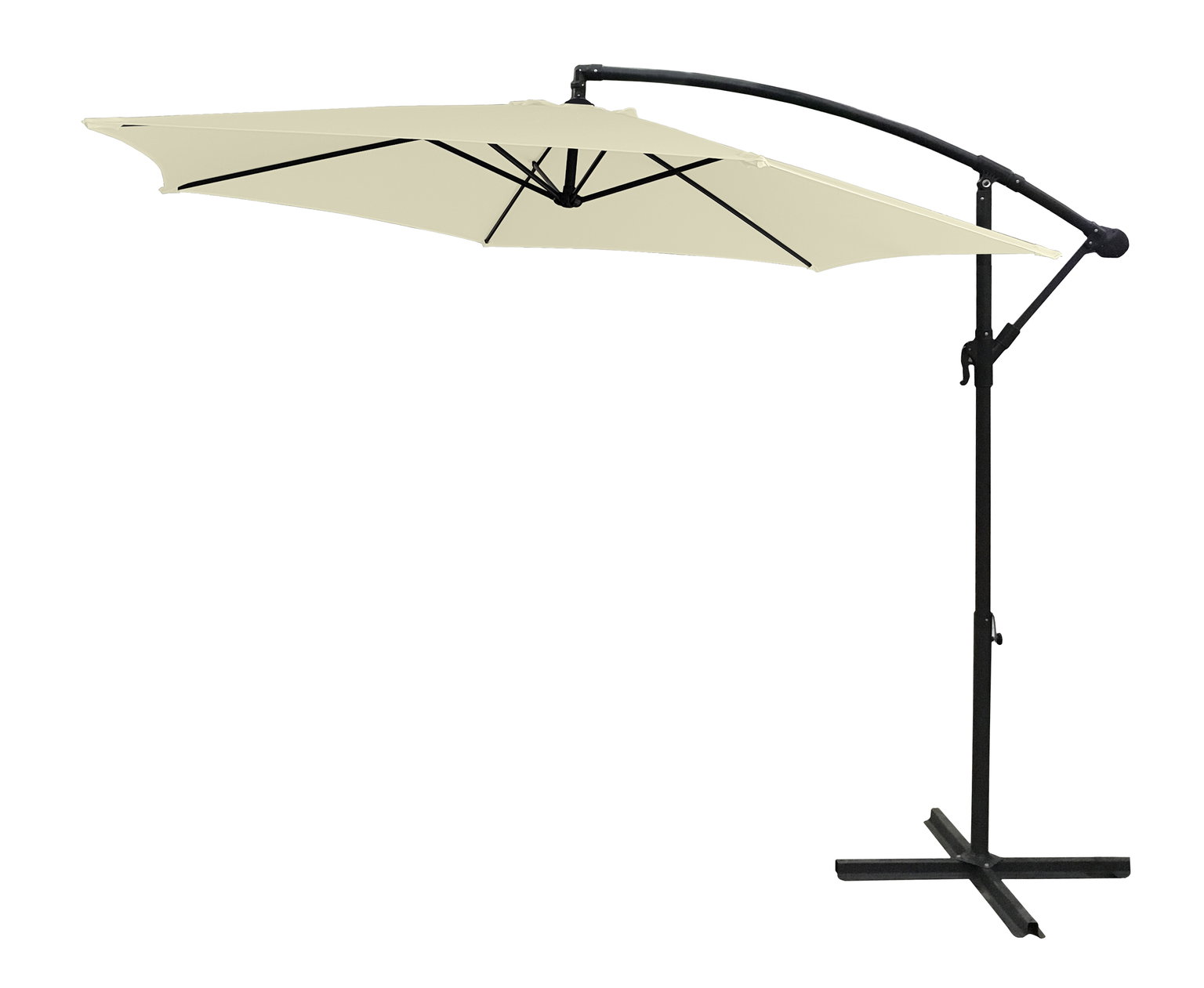 Sodo skėtis MARINO, rudos sp., 300 x 257 cm-0