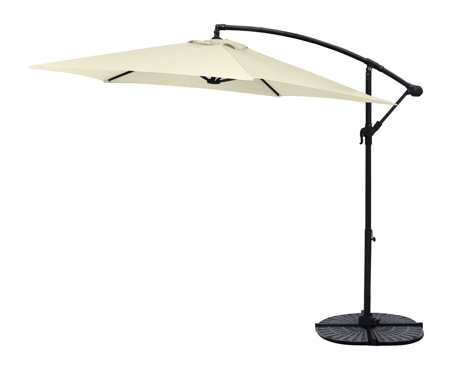 Sodo skėtis MARINO, rudos sp., 300 x 257 cm-1