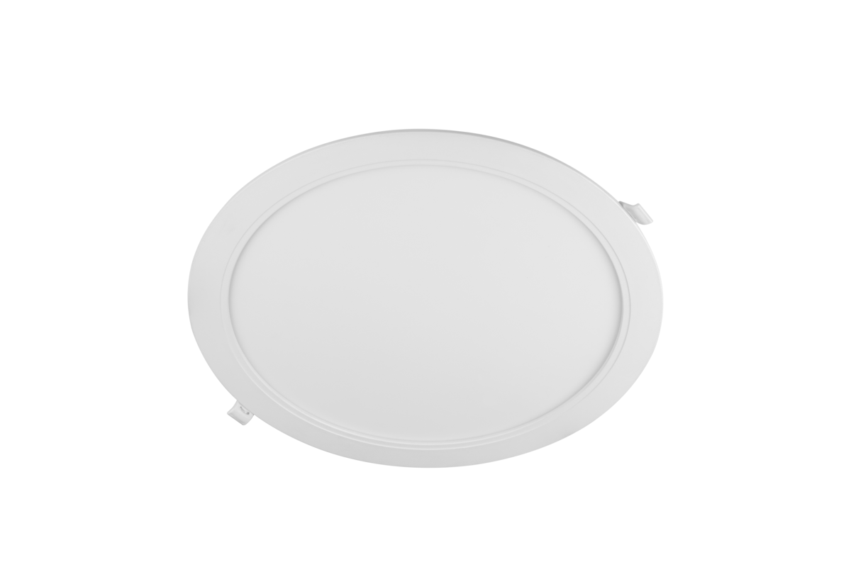 Įleidžiama LED panelė GTV ORIS, 12 W, CCT 3000/4000/6000 K, 1000 lm, baltos sp, Ø16,8 cm-0
