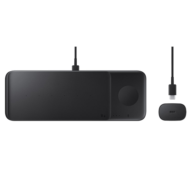 Belaidis įkroviklis Samsung Wireless Charger Trio, USB Type C, juoda - 3