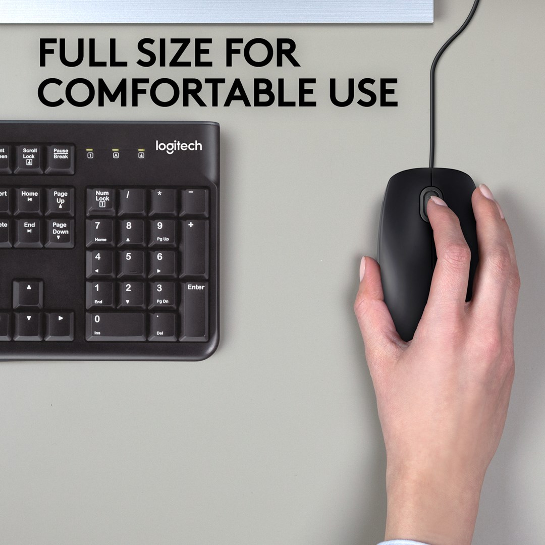Kompiuterio pelė Logitech B110 Silent, juoda - 3