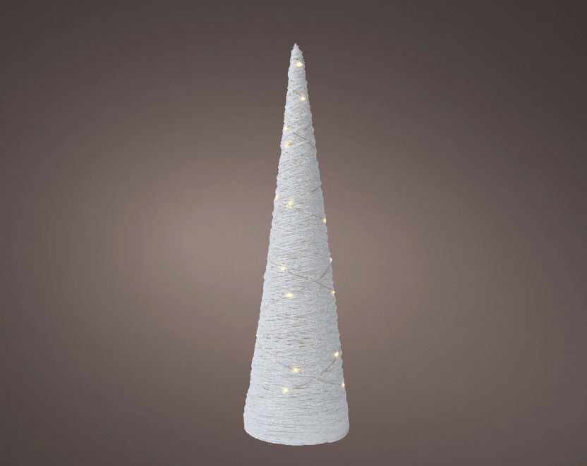 Elektrinė LED dekoracija LUMINEO Paper Cone, 30LED,šilt baltos sp.,3xAA(neįeina),15,5x58cm-1