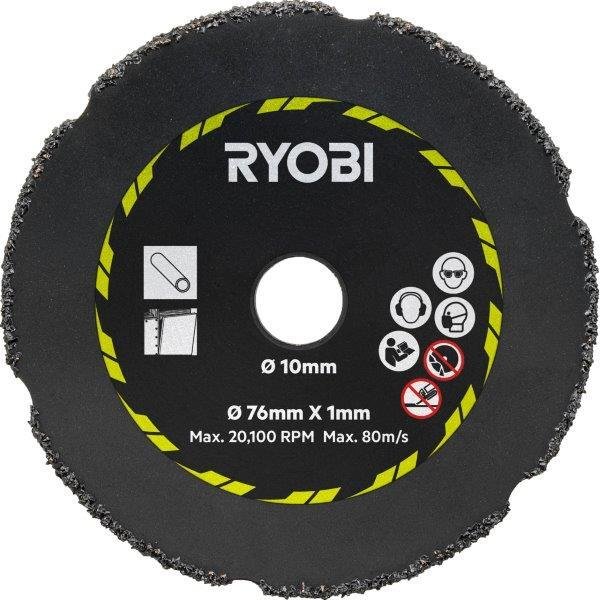Pjovimo diskų rinkinys RYOBI RAKCOT03, 76 x 10 mm, metalui, plytelėms, plastikui, 3 vnt. - 3